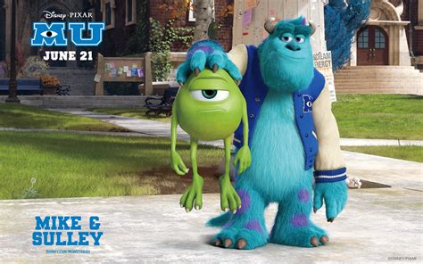 Mike & Sulley In Monsters University - Mystery Wallpaper