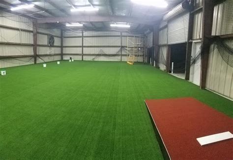 Indoor Baseball Facility | Artificial grass installation, Turf ...