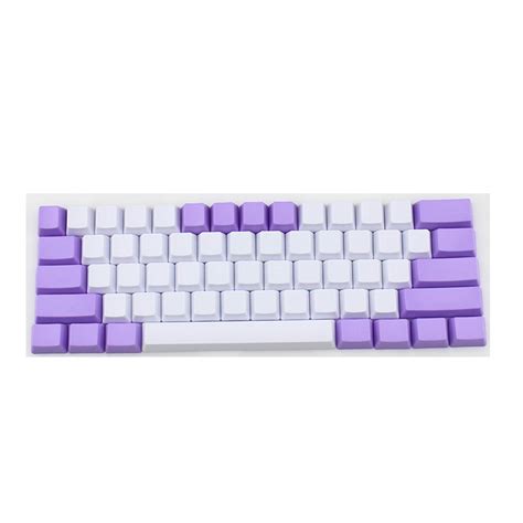 Buy Keycaps Purple Keycaps Gaming Keyboard Blank PBT Key Cap GH60 XD60 ...