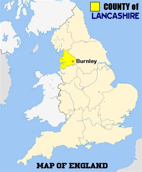 Burnley City Map : Eine Luftaufnahme Von Burnley Town Centre Nord West ...