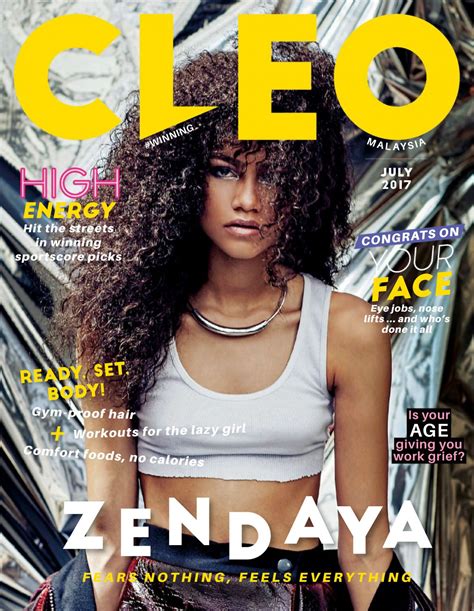 Zendaya - Cleo Magazine Malaysia July 2017 Issue • CelebMafia