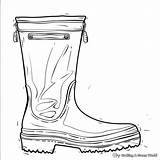 Rain Boots Coloring Pages  Free & Printable sketch template