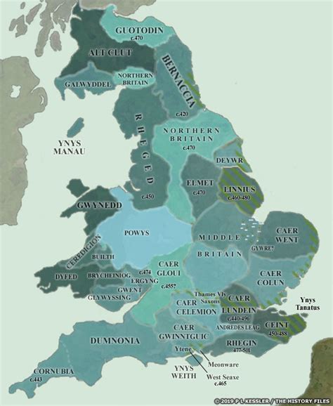 Sequential Maps of the Anglo-Saxon Conquest AD 450-700