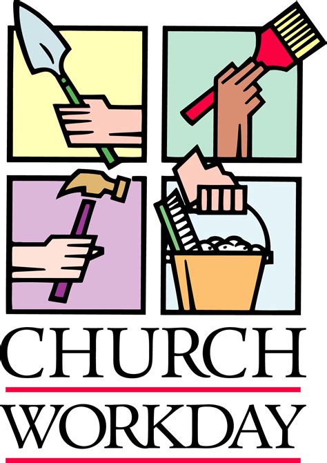 Church Work Day Clip Art - Cliparts.co