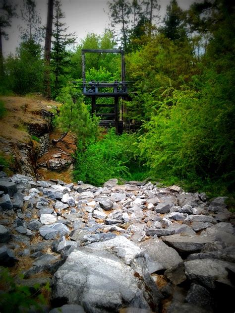 I took this picture of the Historic Head Gate at the Post Falls Dam, at ...