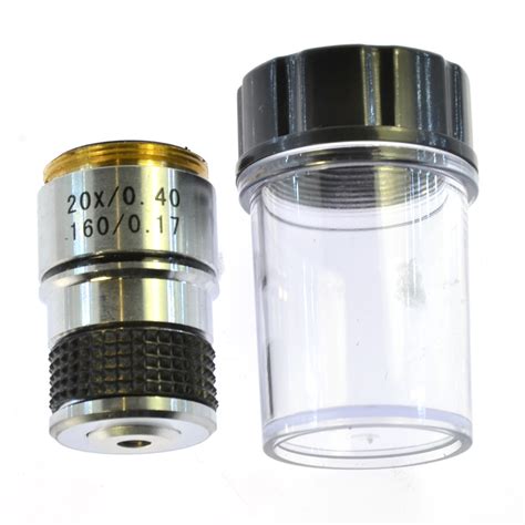 20X 185 Achromatic Objective Lens for Biological Microscope Apochromatic