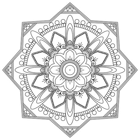 Mandala Images Free Mpc Design 1 Simple Mandalas 100 Zen | Coloring ...