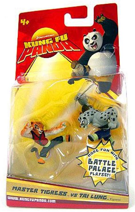 Kung Fu Panda Master Tigress vs. Tai Lung Mini Figure 2-Pack Mattel ...