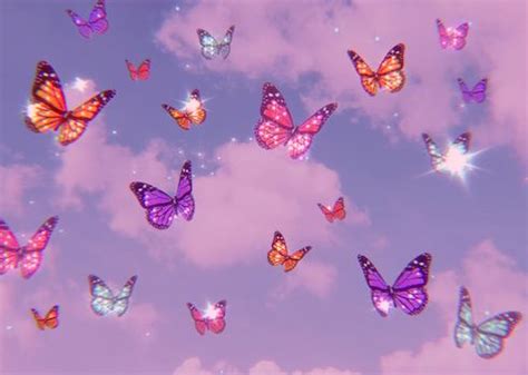 aesthetic glitter assorted butterflies Poster by stse3 | Cute laptop wallpaper, Butterfly ...