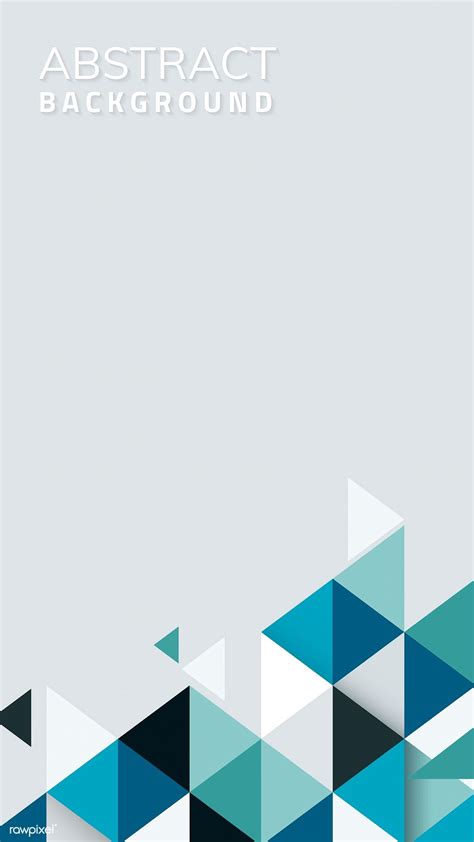 Download premium vector of Abstract blue and green geometric background | Geometric background ...