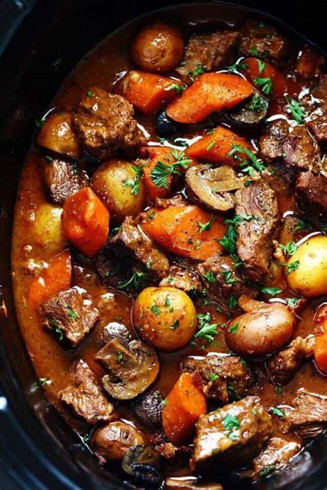 Slow Cooker Beef Bourguignon - The Best Blog Recipes