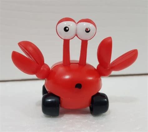 FAMOSA JUNGLE JUNCTION - TAXICRAB - DISNEY - SMALL TOY RED CRAB TAXI CAR - RARE | eBay