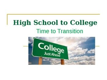 High School Transition To College