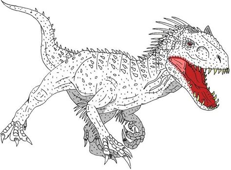 strong indominus rex coloring picture | Dinosaur coloring pages, Indominus rex, Super coloring pages