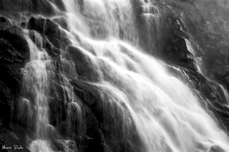 Black-and-white waterfall / Clickasnap | Waterfall, Black and white, Nature view