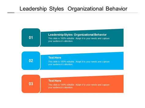 Leadership Styles Organizational Behavior Ppt Powerpoint Presentation ...