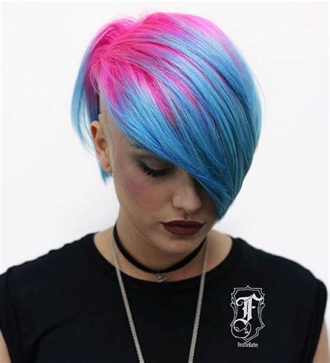 20 Cotton Candy Hairstyles That Are as Sweet as Can Be | Vivid hair color, Cotton candy hair ...