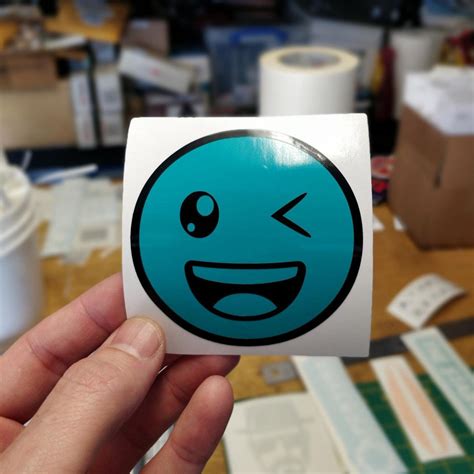 Emoji Vinyl Decal Sticker Tumbler Decal Smiley Face Sticker - Etsy