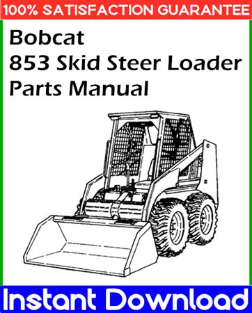 Bobcat 853 Skid Steer Loader Parts Manual | PdfBox Store