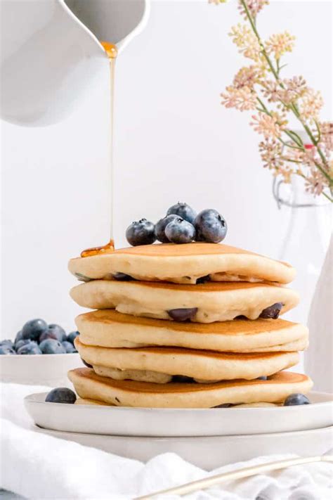 Gluten Free Blueberry Pancakes - Maple and Thyme