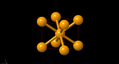 METALLIC BOND - BCC BODY CENTERED CUBIC