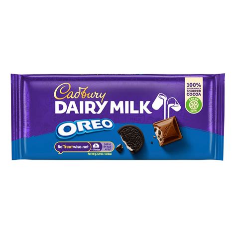 Cadbury Dairy Milk Oreo Chocolate Bar 120g - Co-op