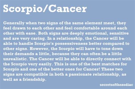 20 Quotes about CANCER - SCORPIO Relationships | Scorpio Quotes