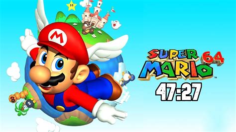 Super Mario 64 Speedrun 47:27 - YouTube