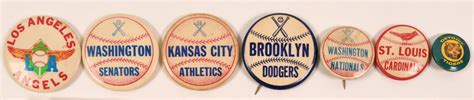 Vintage Team Baseball Pins (112442)