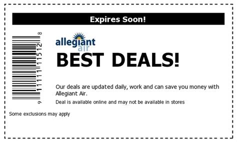 Allegiant Air Promo Codes: Save w/ 2015 Coupons & Discounts