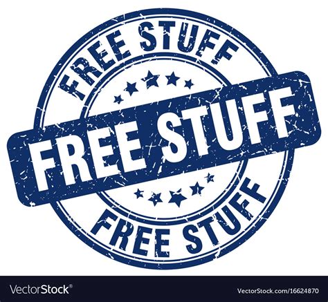 Free stuff stamp Royalty Free Vector Image - VectorStock