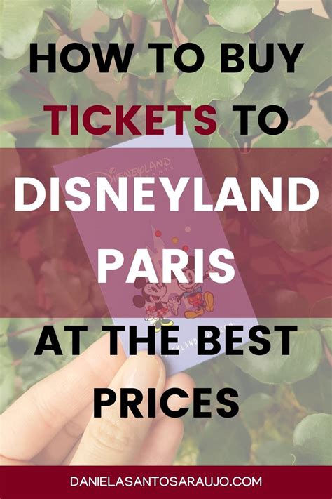 How To Buy Tickets To Disneyland Paris At The Best Prices • Daniela ...