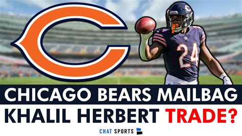 Chicago Bears Rumors: Khalil Herbert Trade? + Jim Harbaugh, Jayden ...