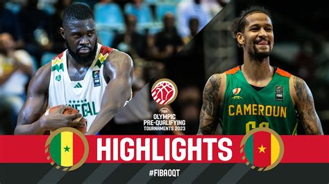 Senegal 🇸🇳 vs Cameroon 🇨🇲 | Final Highlights | FIBA Olympic Pre ...