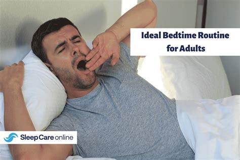 What Is The Best Bedtime Routine For Adults? - Sleep Care Online