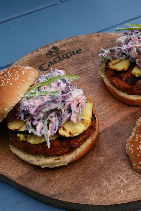 Cacique Soy Chorizo Burgers with Creamy Slaw