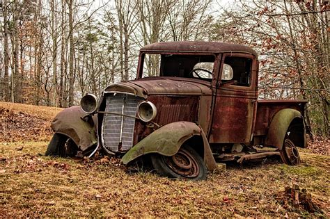 Rolling No More | Old pickup trucks, Abandoned cars, Rusty cars