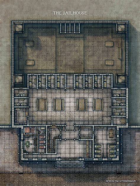 Medieval Prison Layout