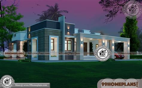 Elevation Modern Single Floor House Design