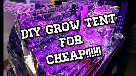 DIY grow tents for cheap!!!!! - YouTube