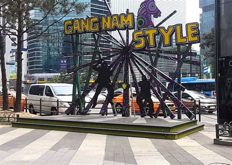 Gangnam Shopping Street & getting there - KoreaToDo