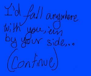 Merrily we fall out of line, out of line(cont) - Drawception