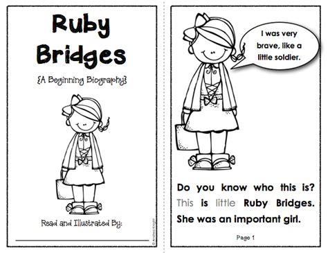 Ruby Bridges Coloring Sheets For Kindergarten Coloring Pages