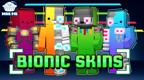 Bionic Skins by Mob Pie (Minecraft Skin Pack) - Minecraft Bedrock ...