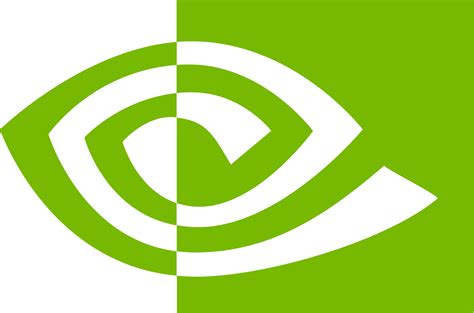 NVIDIA logo in transparent PNG and vectorized SVG formats