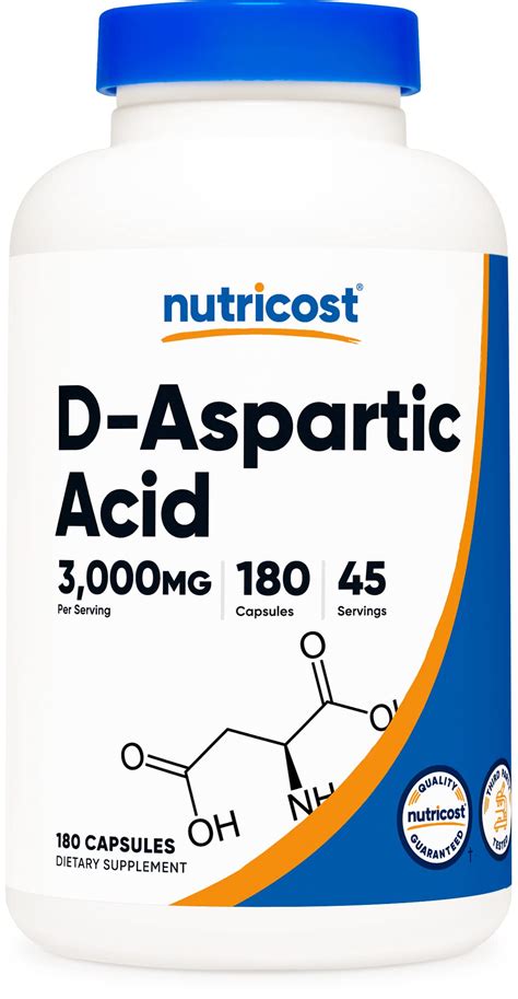 D-Aspartic Acid For Testosterone, Sperm Quality And, 59% OFF