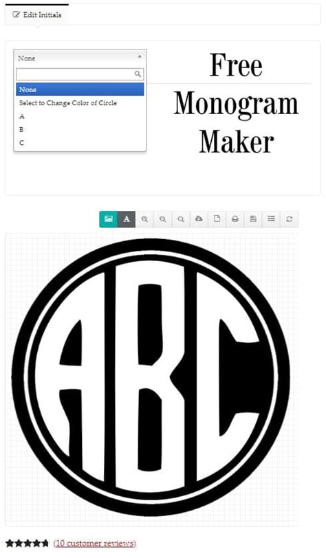 FREE Monogram Maker | Customize Online | All Designs 100% Free!