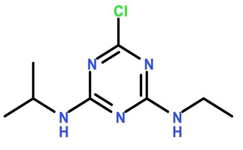 Chemical structure of atrazine. | Download Scientific Diagram