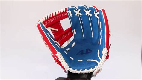 44 Pro Custom Baseball Gloves Signature Series Red White Blue I web - YouTube