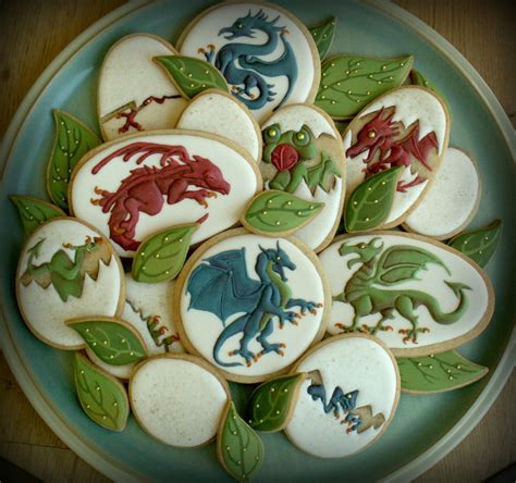 Yes, Cookies can be a work of art. Dragon Platter - Lucy at Honeycat ...